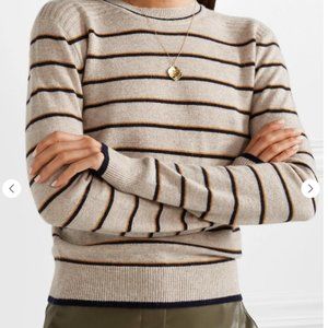 La Ligne wool striped beige sweater SMALL